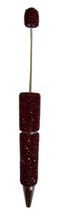 MB1 Maroon Bling Beadable Pen