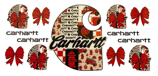 W003 Carhart Red 16 oz Cup Wrap