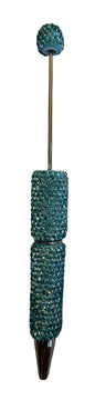 TB1 Teal Bling Beadable Pen