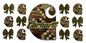 W005 Carhart Olive 16 oz Cup Wrap