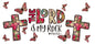 C004 The Lord is My Rock 16 oz Cup Wrap